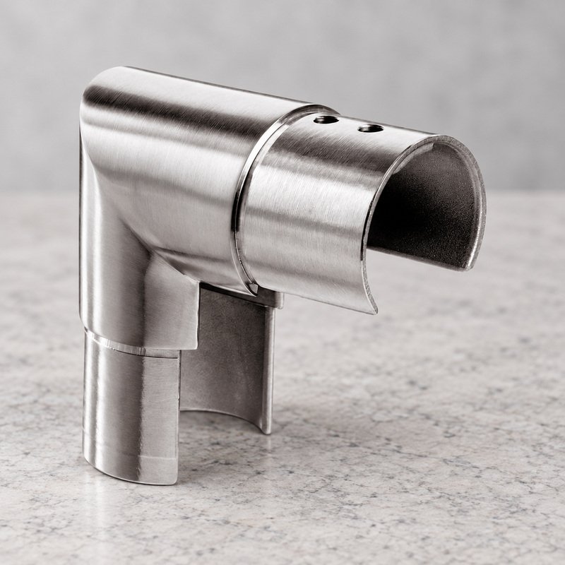 Vertical Elbow for Round Slotted Handrail