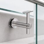 Straight-arm Glass-mounted Handrail Bracket
