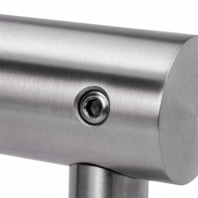 Straight-arm Glass-mounted Handrail Bracket