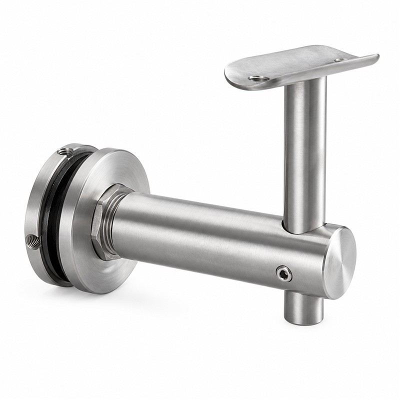 Straight-arm Glass-mounted Handrail Bracket