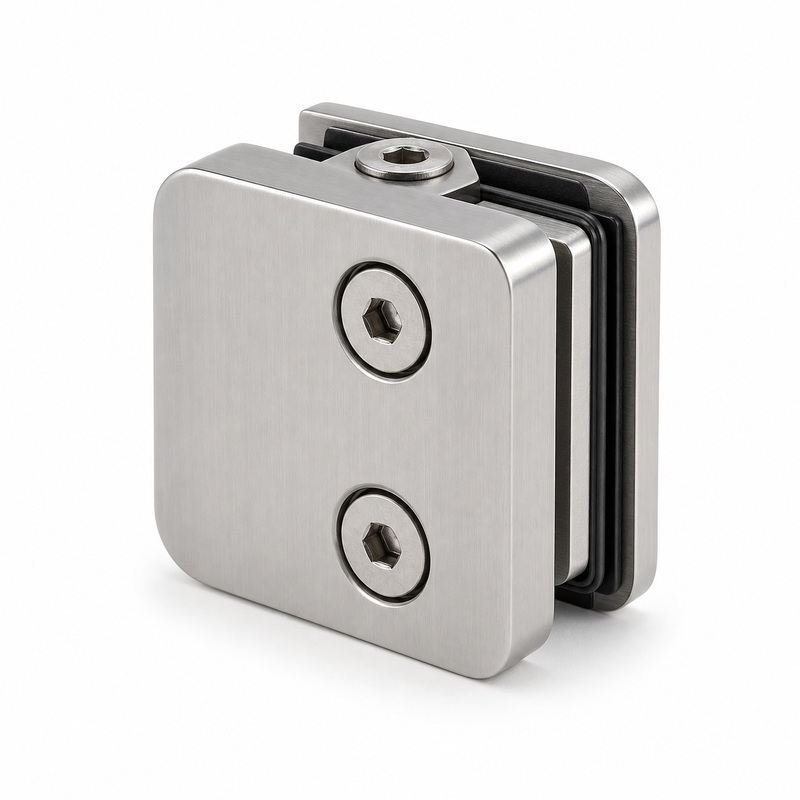 Top-screw Glass Railing Clamp