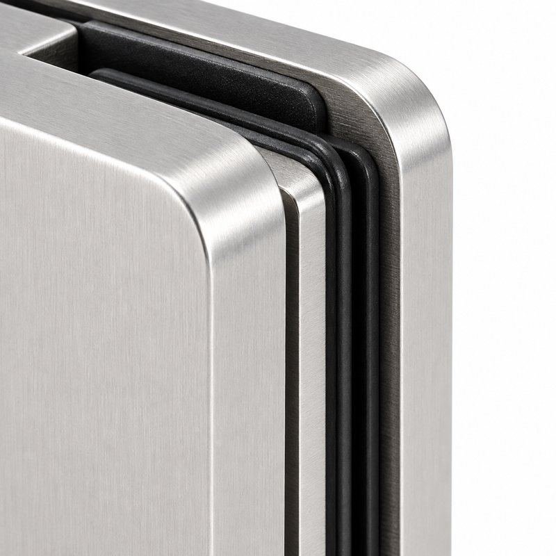 Matte Silver Top-screw Glass Railing Clamp