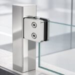 Reflective Silver Top-screw Glass Railing Clamp