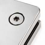 Reflective Silver Top-screw Glass Railing Clamp