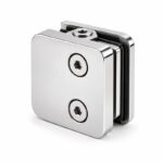Reflective Silver Top-screw Glass Railing Clamp