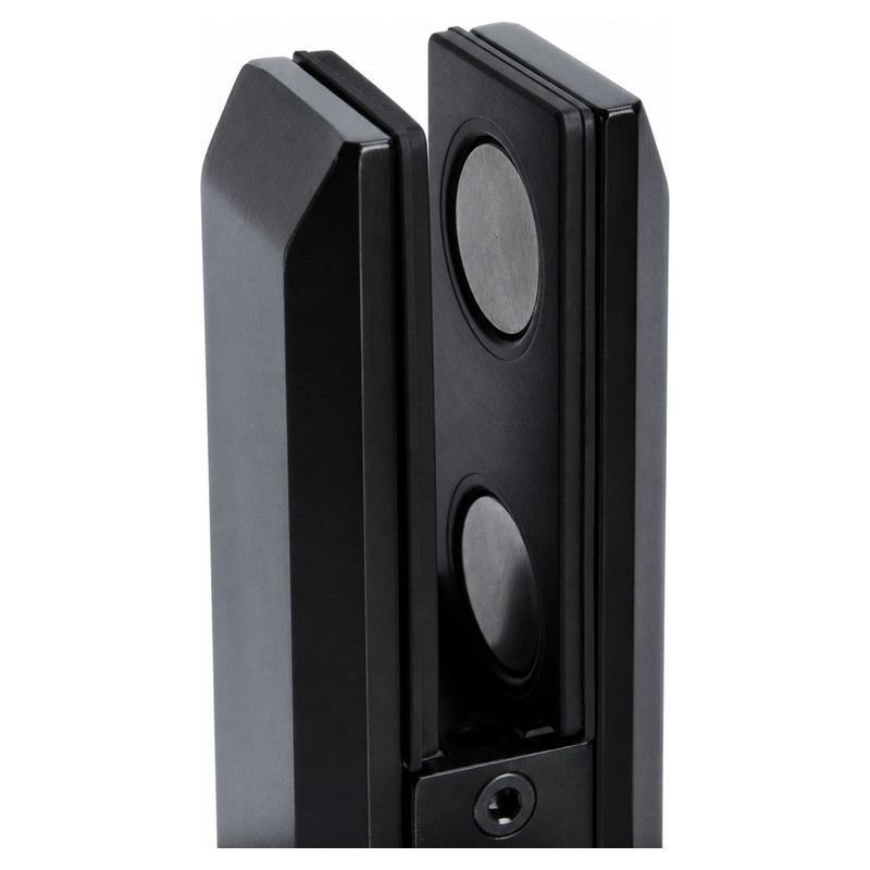 Black Pressure-pad Square-base Glass Spigot