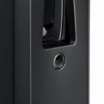 Black Pressure-pad Square-base Glass Spigot