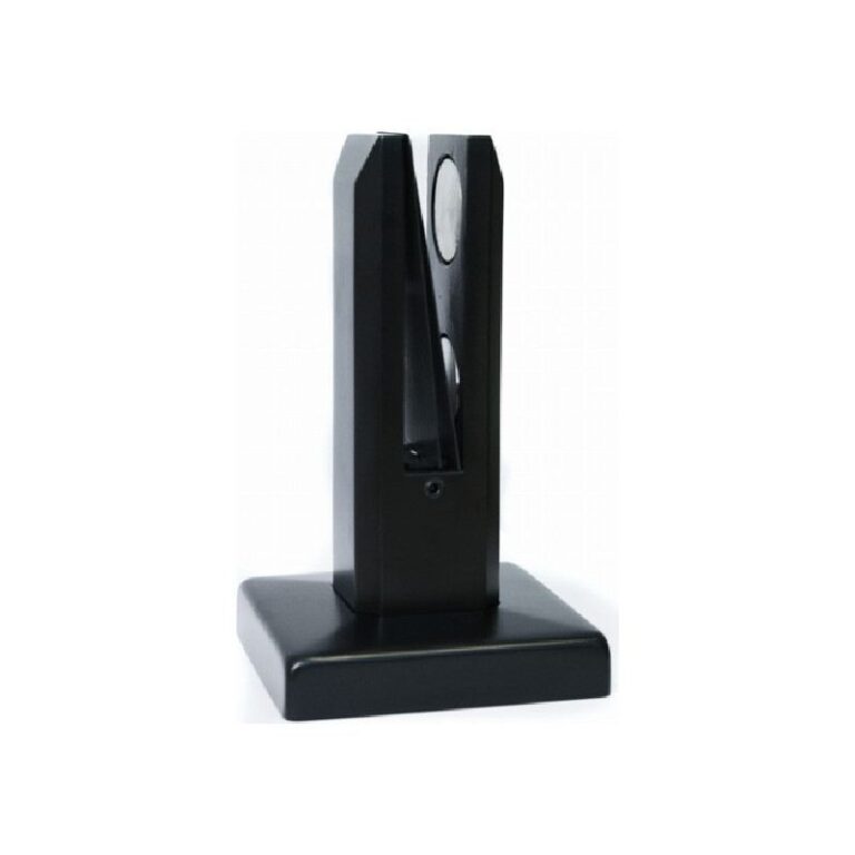 Black Pressure-pad Square-base Glass Spigot