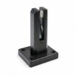 Black Pressure-pad Square-base Glass Spigot