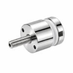 Reflective Silver Stepped-cap Cylindrical Glass Standoff