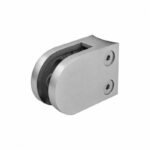 Curved-seat D-shaped Glass Clamp