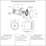 Female-thread Glass Mounting Adapter
