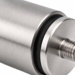 Matte Silver Female-thread Glass Mounting Adapter