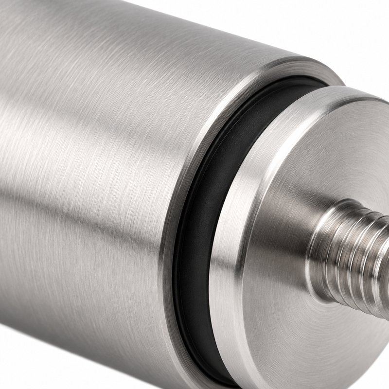 Matte Silver Female-thread Glass Mounting Adapter