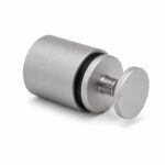 Matte Silver Female-thread Glass Mounting Adapter