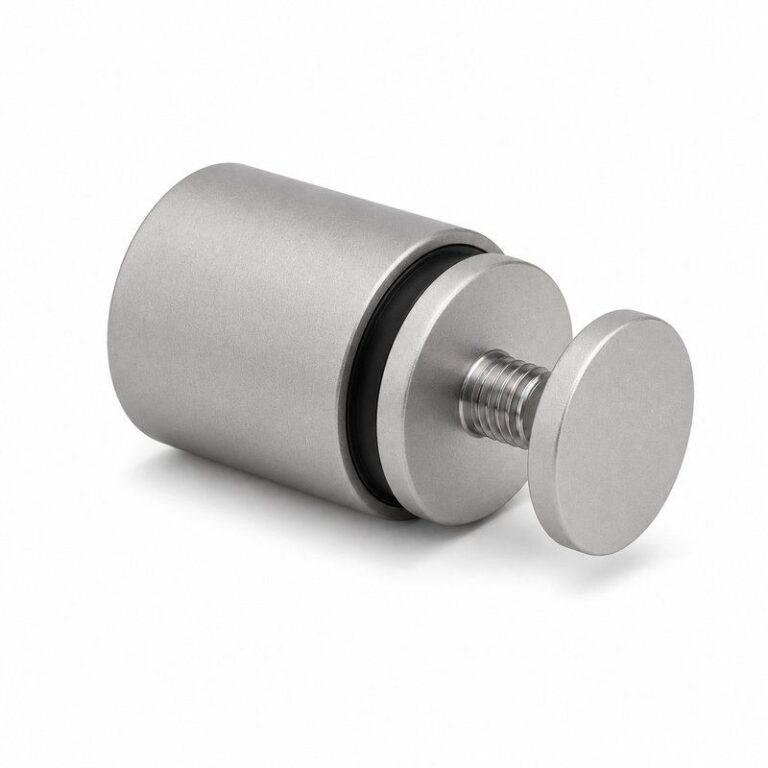 Matte Silver Female-thread Glass Mounting Adapter