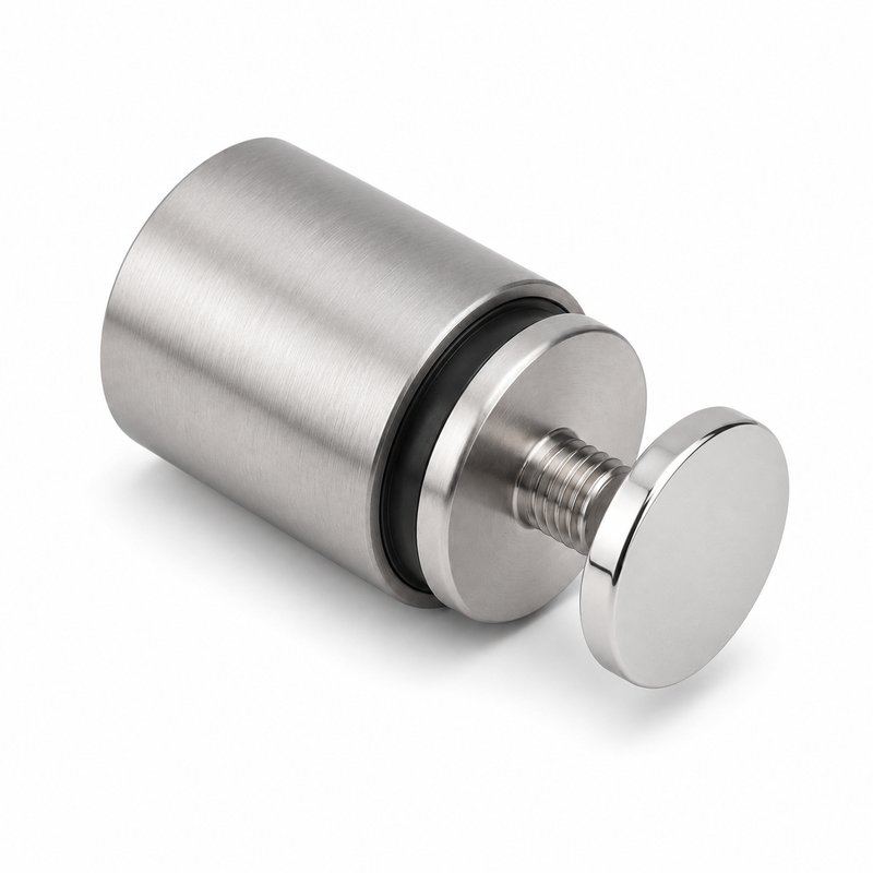 Matte Silver Female-thread Glass Mounting Adapter