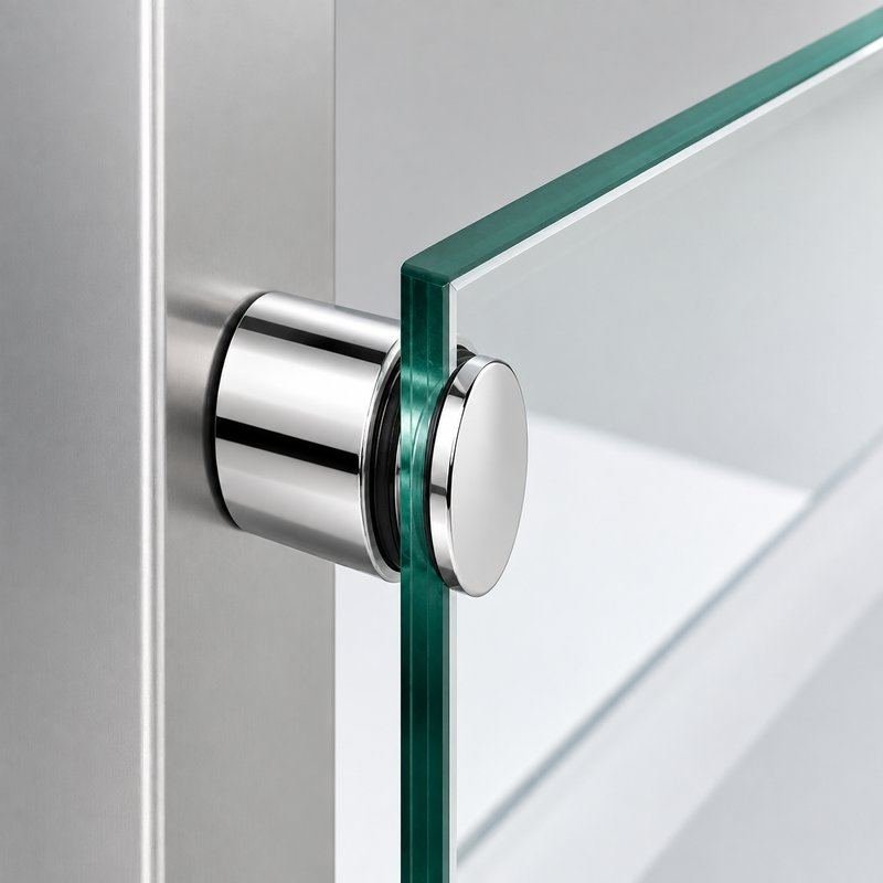 Reflective Silver Female-thread Glass Mounting Adapter