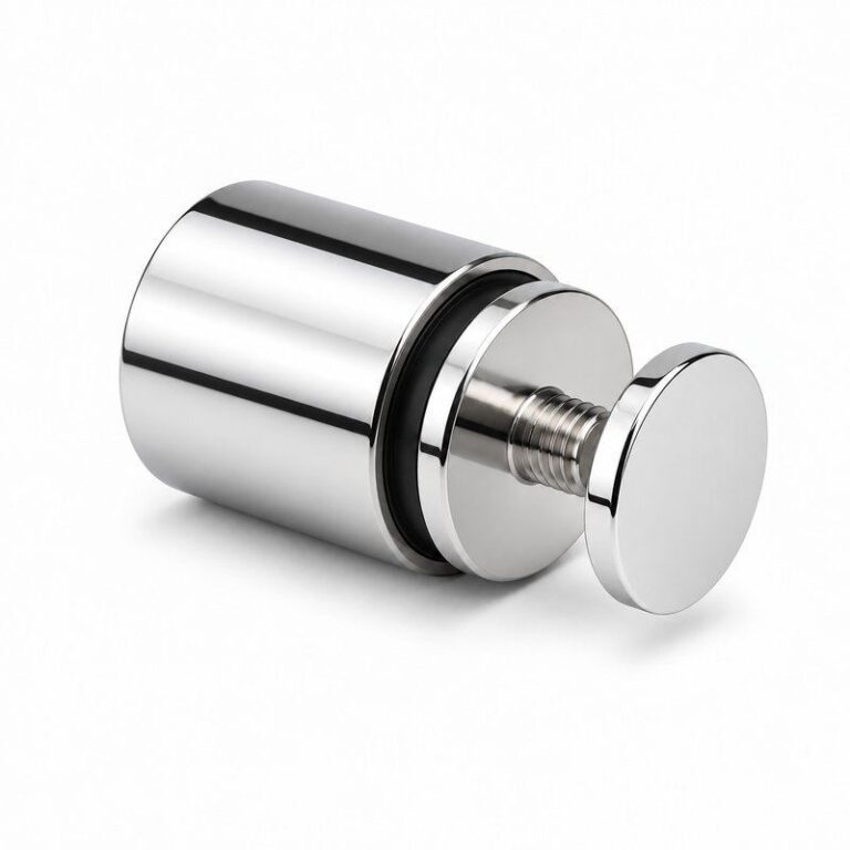 Reflective Silver Female-thread Glass Mounting Adapter