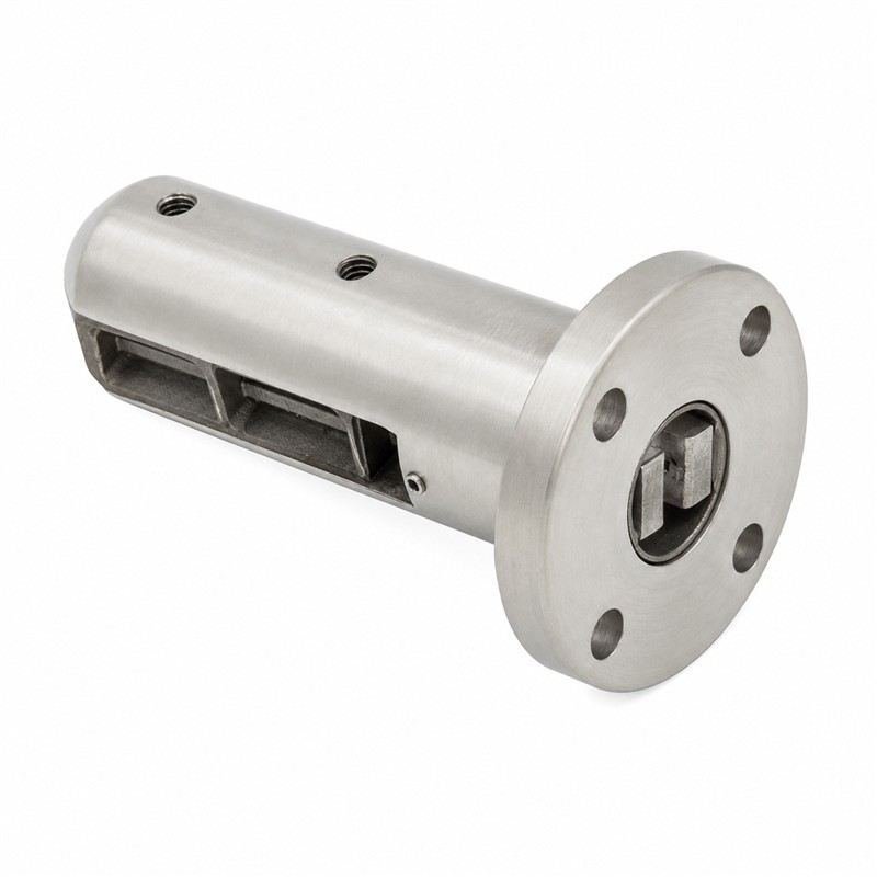 Round-base Glass Spigot with Rectangular Pads
