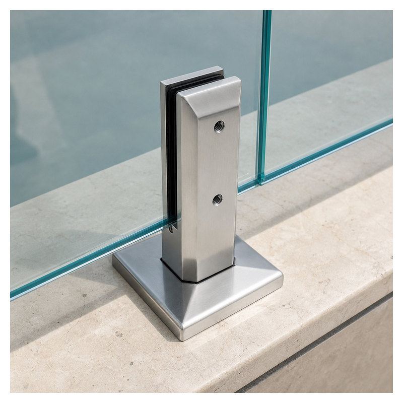 Two-screw Square-base Glass Spigot