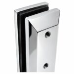 Reflective Silver Two-screw Square-base Glass Spigot