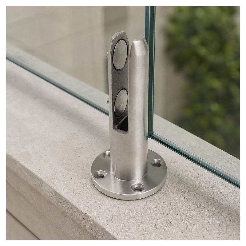 Round-base Glass Spigot with Circular Pads