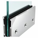 Reflective Silver Side-fixing Glass Railing Base Shoe