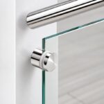 Reflective Silver Slim-cap Glass Standoff