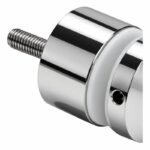 Reflective Silver Slim-cap Glass Standoff