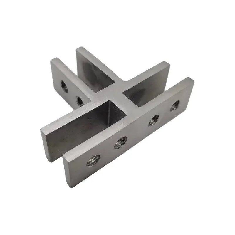 Cross-shaped Glass Connector Clamp