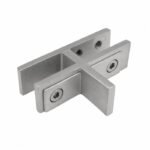 Cross-shaped Glass Connector Clamp