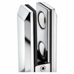 Reflective Silver Pressure-pad Square-base Glass Spigot