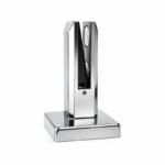 Reflective Silver Pressure-pad Square-base Glass Spigot