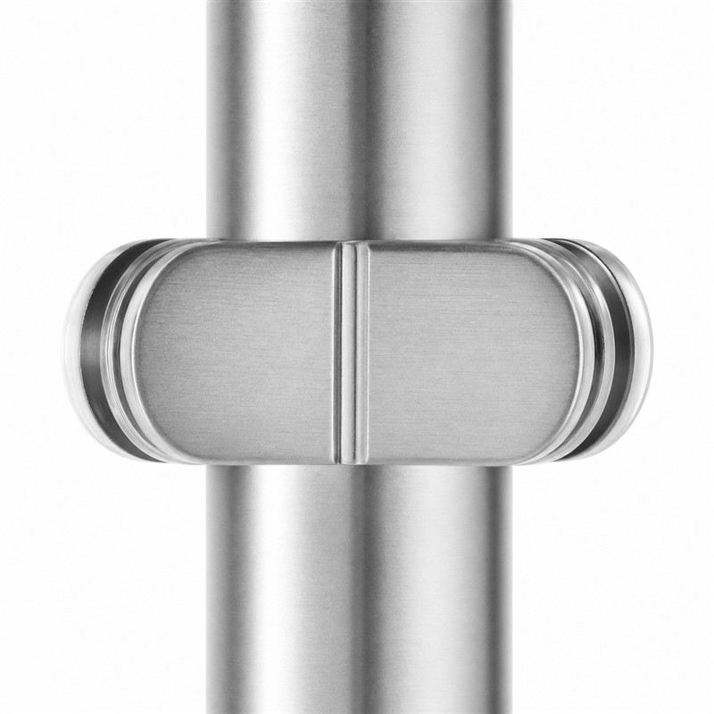 Round Corner Glass Railing Post