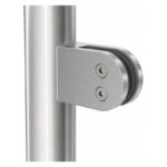 Round End Glass Railing Post