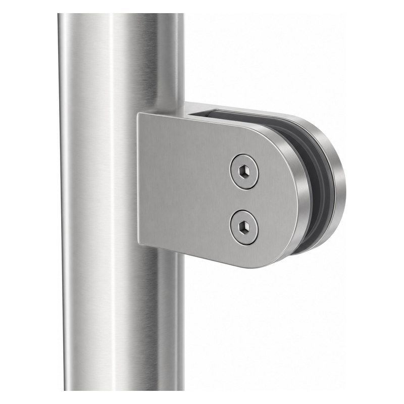 Round End Glass Railing Post