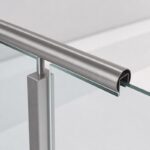 Round Slotted Glass Handrail Tube