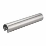 Round Slotted Glass Handrail Tube