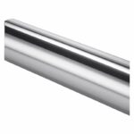Reflective Silver Round Slotted Glass Handrail Tube
