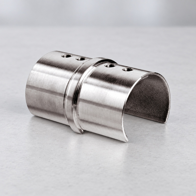 Inline Round Slotted Top-rail Connector