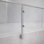 Side-mounted Glass Railing End Post