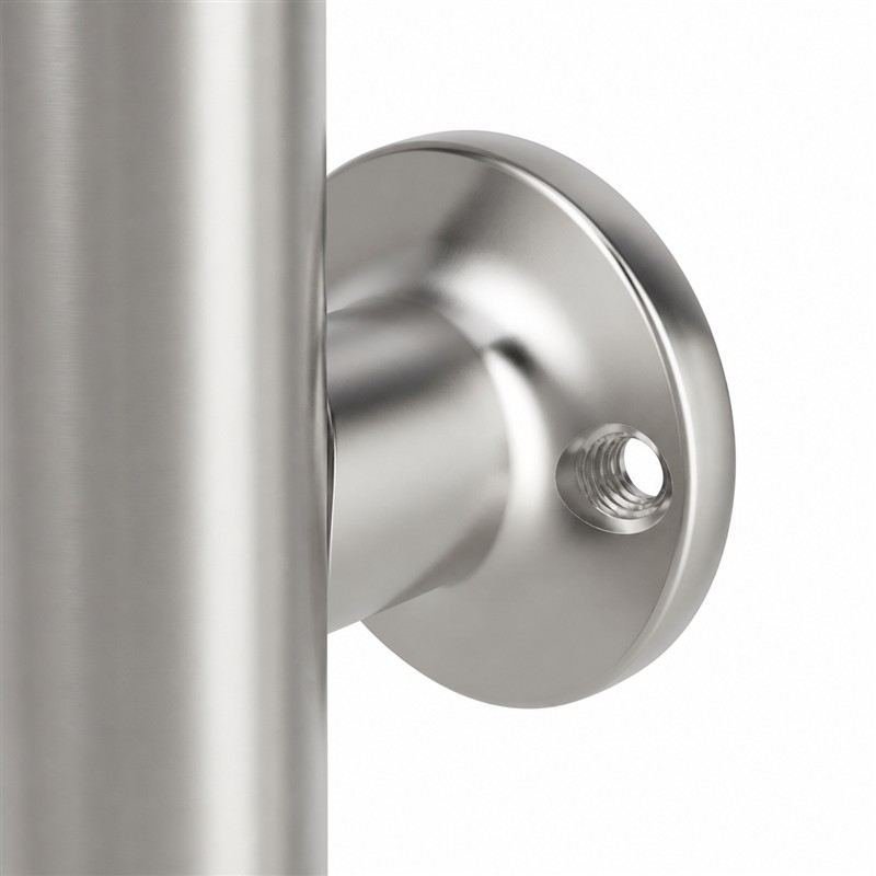 Side-mounted Glass Railing End Post