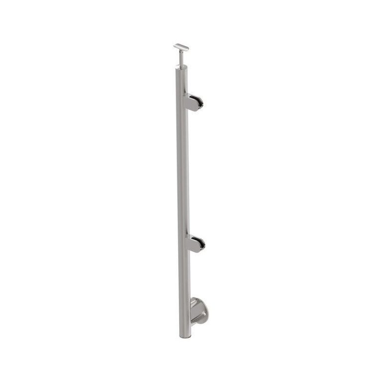 Side-mounted Glass Railing End Post