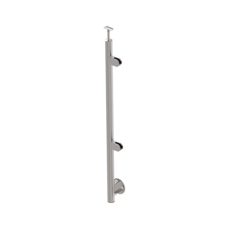 Side-mounted Glass Railing End Post
