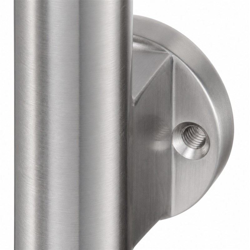 Side-mounted Inline Glass Railing Post