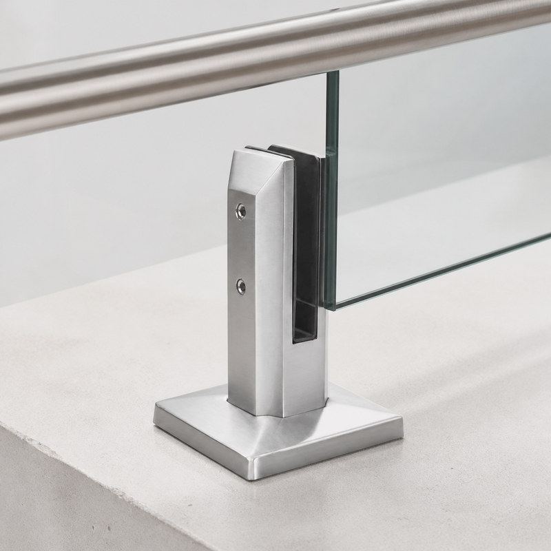 Chamfered-head Square-base Glass Spigot