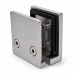 Square Glass Clamp with Lower Face Screws