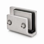 Square Glass Clamp with Lower Face Screws