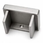 Square Glass Railing End Cap